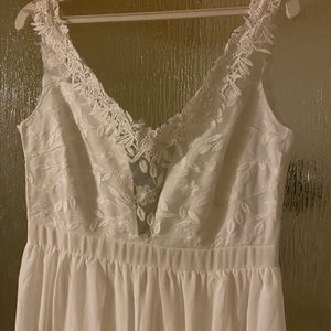 Simple wedding or prom dress